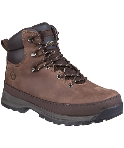 Cotswold Mens Sudgrove Lace Up Hiking Boots (Brown) Leather