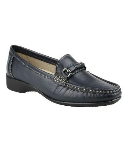 Cotswold Womens Barrington Ladies Loafer Slip On Shoes (Navy)