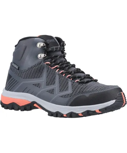 Cotswold Womens/Ladies Wychwood Hiking Boots (Grey/Coral) - Multicolour