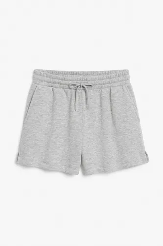 Cotton sweat shorts - Grey