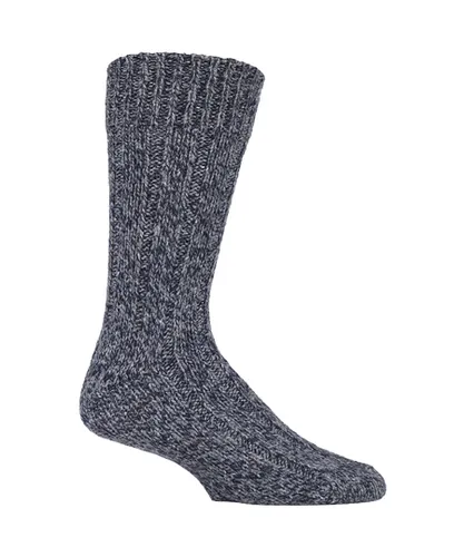 Country Pursuit PENNINE WALKER - Mens Heavy Kntted Wool Hiking Socks for Walking - Dark Grey