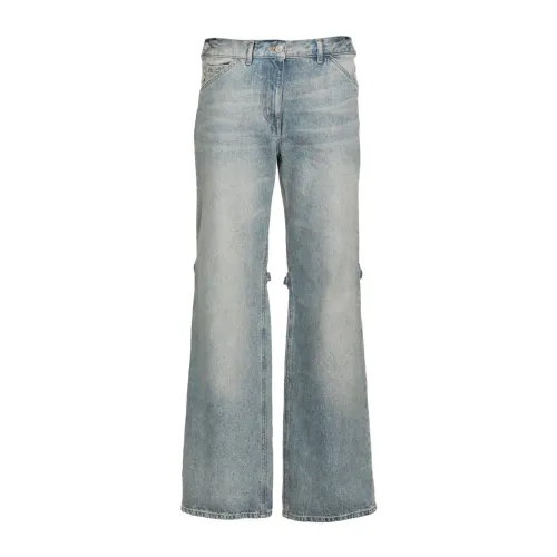 Courrèges , Courreges PRE Jeans Clear Blue ,Blue female, Sizes: