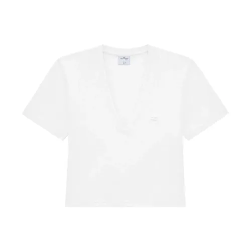 Courrèges , Courreges T-shirts and Polos White ,White female, Sizes: