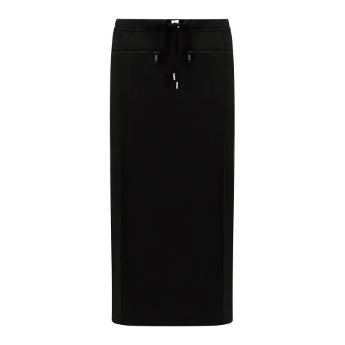 Courrèges , Logo Patch Tracksuit Skirt ,Black female, Sizes:
