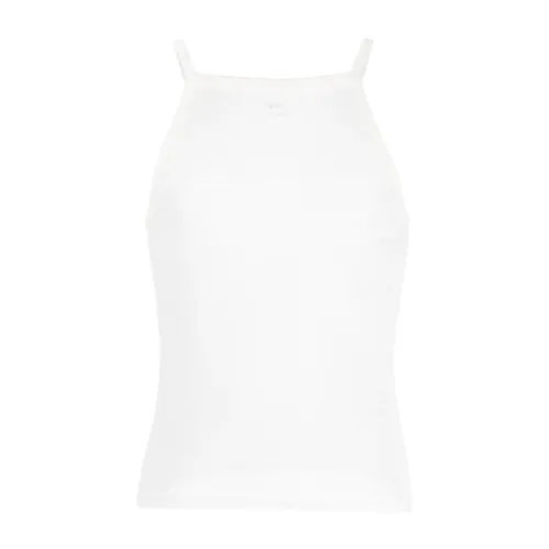 Courrèges , Sleeveless Top ,White male, Sizes: