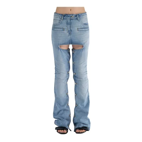 Courrèges , Slim-fit Jeans ,Blue female, Sizes: