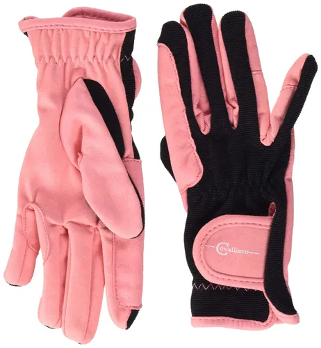 Covalliero Lilli Children's Riding Gloves Black/Pink