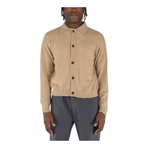 Covert , Cardigans ,Beige male, Sizes: