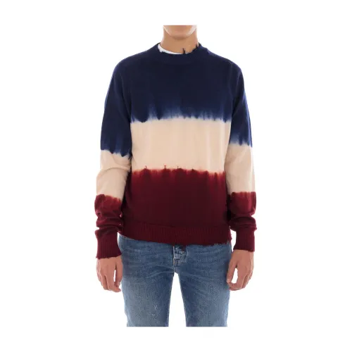 Covert , Round-neck Knitwear ,Multicolor male, Sizes: