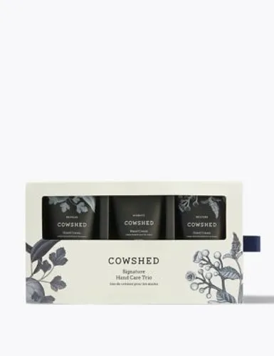 Cowshed Womens Signature Hand Cream Trio
