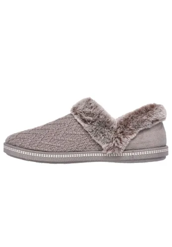 COZY CAMPFIRE-GIRLS NIGHT IN Ladies Indoor Slippers Taupe