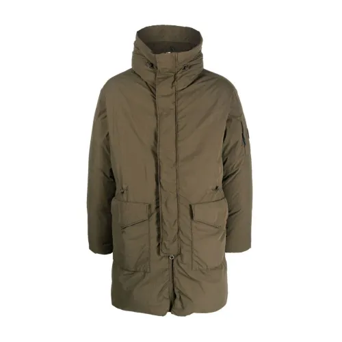 C.p. Company , 13Cmow243A005991G Coats ,Green male, Sizes: