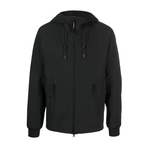 C.p. Company , 999 Black Metropolis Series Metros Hooded Jacket ,Black male, Sizes: