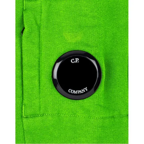 CP COMPANY Boy'S Lens Crew Sweatshirt - Green