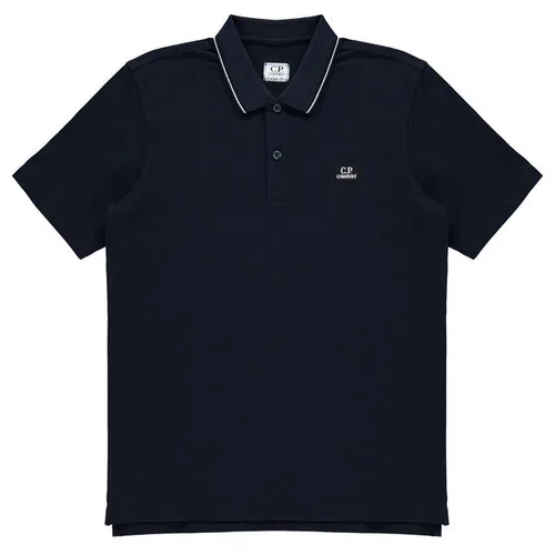 CP COMPANY Boy'S Logo Polo Shirt - Blue