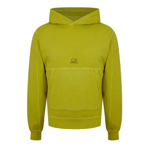 CP COMPANY Brushed Hoodie - Yellow