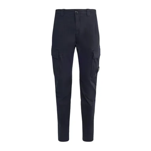 C.p. Company , Cargo Pants in Stretch Sateen ,Blue male, Sizes: