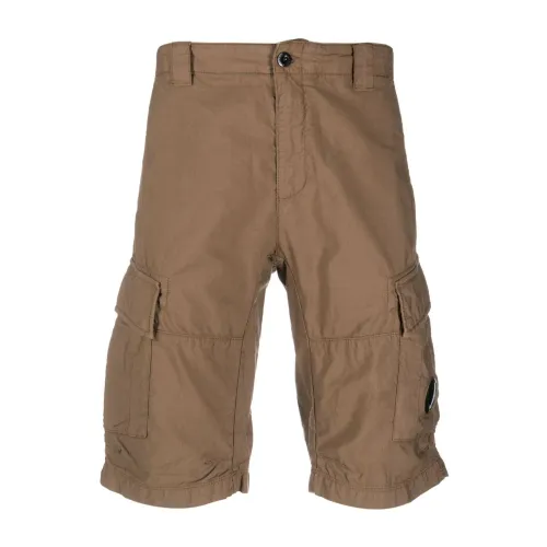 C.p. Company , Casual Shorts, Classic Style ,Brown male, Sizes: