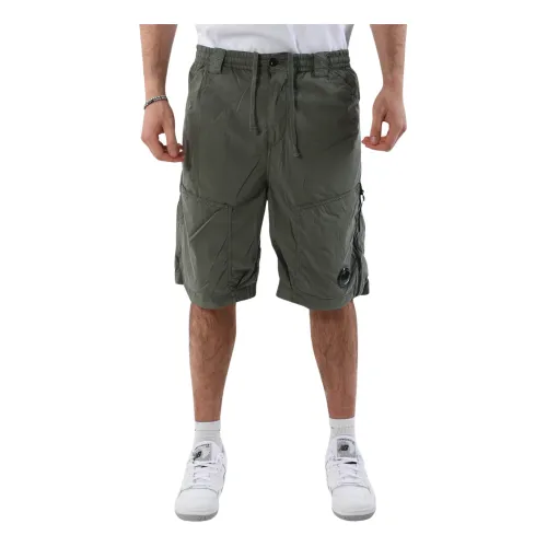C.p. Company , Casual Shorts ,Green male, Sizes: