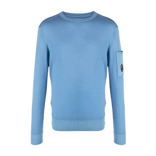 C.p. Company , Celeste Sweater ,Blue male, Sizes: