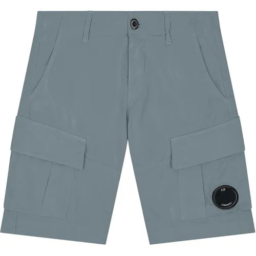 CP COMPANY Chino Cargo Shorts Junior - Grey