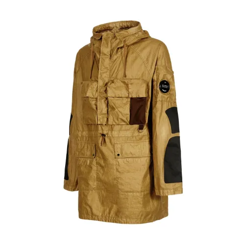 C.p. Company , Clarks Originals Long Jacket Dijon ,Yellow male, Sizes:
