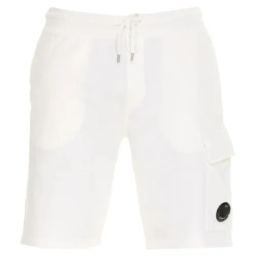C.p. Company , Classic Cotton Bermuda Shorts ,White male, Sizes: