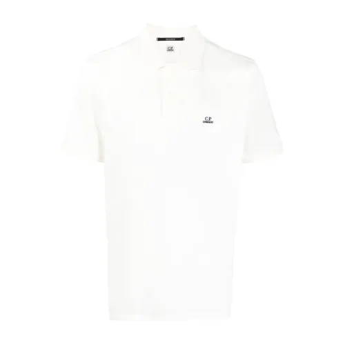 C.p. Company , Clic White Polo Shirt ,White male, Sizes: