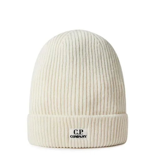 CP COMPANY CP Lambswool Beanie Sn99 - White