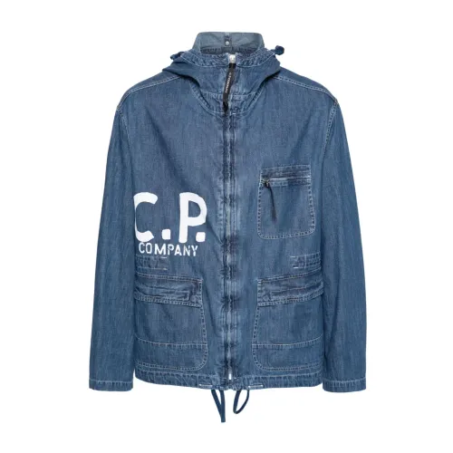 C.p. Company , C.P.Company Jackets Blue ,Blue male, Sizes: