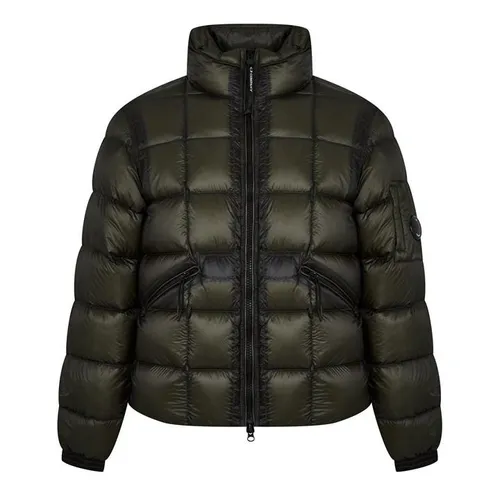 CP Company D.D. Shell Concealed Hood Down Jacket - Green
