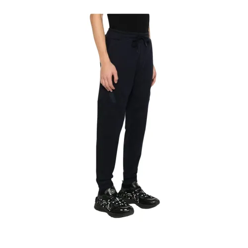 C.p. Company , Diagonal Raised Sweatpants in Navy ,Blue female, Sizes: