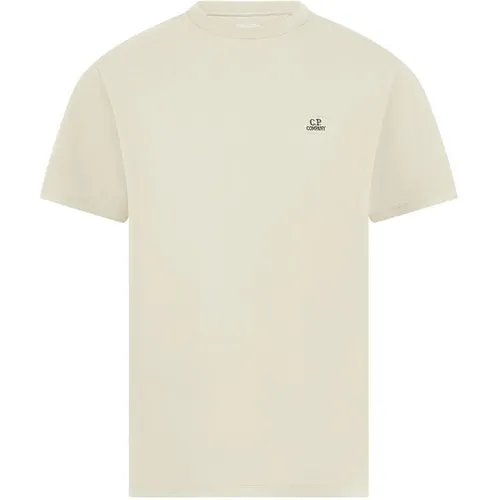 CP COMPANY Embroidered Logo T-Shirt - White