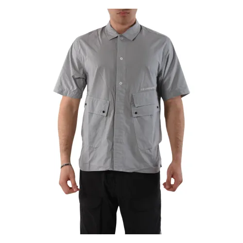 C.p. Company , Formal Shirts ,Gray male, Sizes: