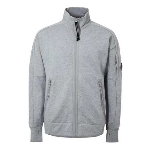 CP COMPANY Full Zip Fleece Sweatshirt - Grey