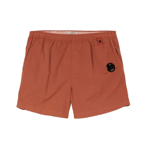 C.p. Company , Garment Dyed Swim Shorts ,Brown male, Sizes: