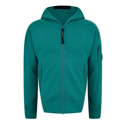 CP COMPANY Goggle Lens Hoodie - Blue