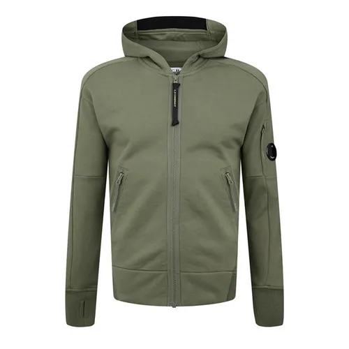 CP COMPANY Goggle Lens Hoodie - Green