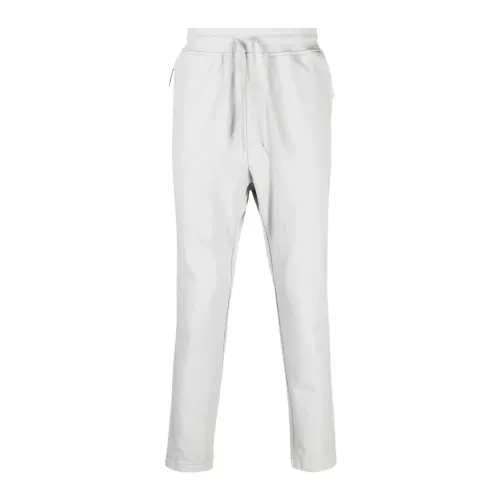 C.p. Company , Grey Sporty Trousers with Logo Detail ,Gray male, Sizes:
