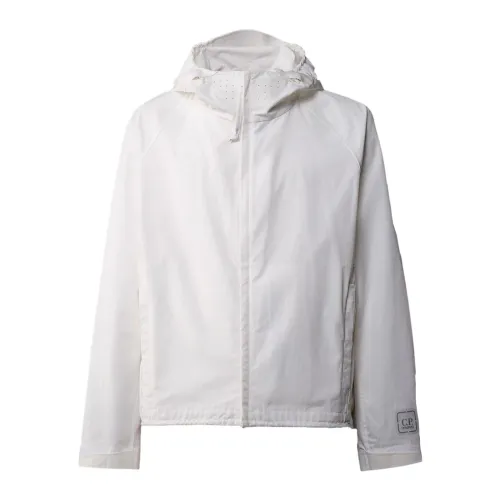 C.p. Company , HyST Hooded Jacket in Bianco ,White male, Sizes: