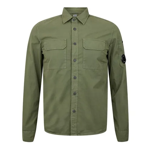 CP COMPANY Lens Double Chest Shirt - Green