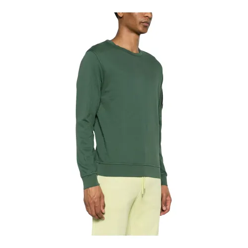 C.p. Company , Light Fleece Green Sweatshirt ,Green male, Sizes: