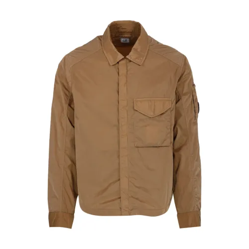 C.p. Company , Lightweight Jacket ,Brown male, Sizes:
