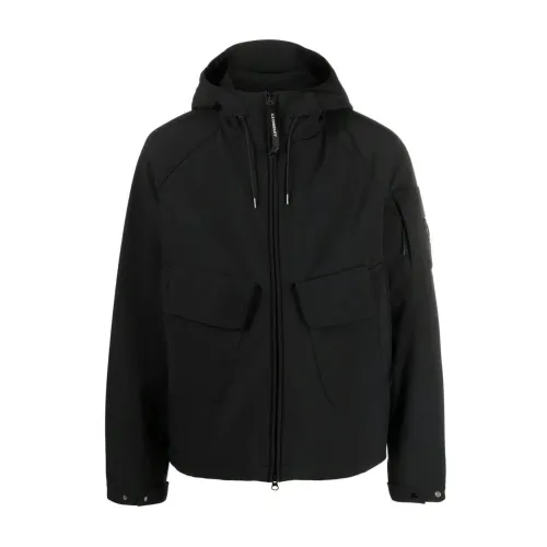 C.p. Company , Medium Jacket 999, Stay Stylish and Comfortable ,Black male, Sizes: