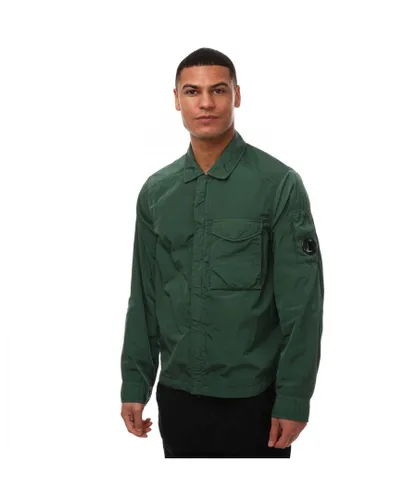 C.P. Company Mens Chrome R Overshirt in Green