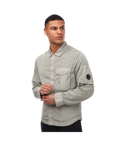 C.P. Company Mens Chrome R Overshirt in Grey