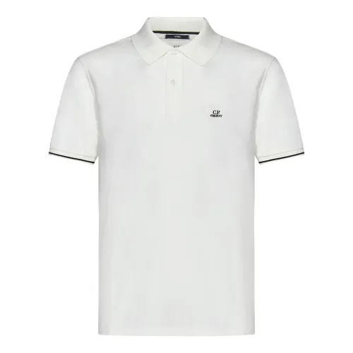 C.p. Company , Mens Clothing T-Shirts Polos White Ss24 ,White male, Sizes: