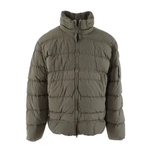 C.p. Company , Mens Grey Eco Chrome-R Jacket ,Gray male, Sizes: