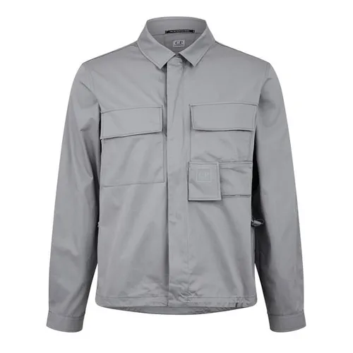 CP Company Metropolis Gabardine Pocket Shirt - Grey