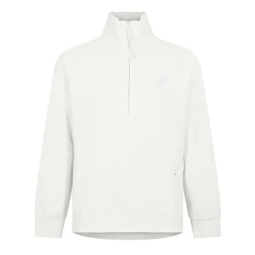 CP COMPANY METROPOLIS half Quarter Zip Sweatshirt - White